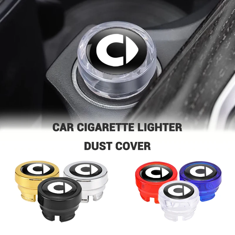 

Car Cigarette Lighter Cover Anti Dust Cap For Mercedes Benz SMART Fortwo 1 BRABUS 1 Benz SMART 2022 2023 Button Protective Case