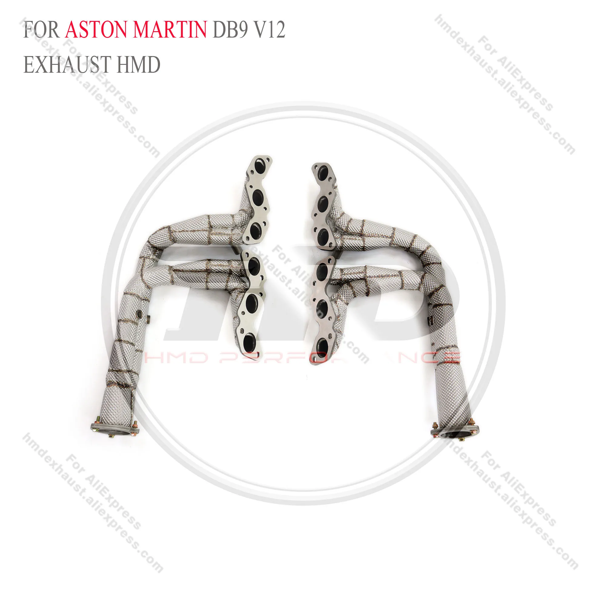 HMD Exhaust System Resonant tube for Aston Martin Rapide V12 6.0L