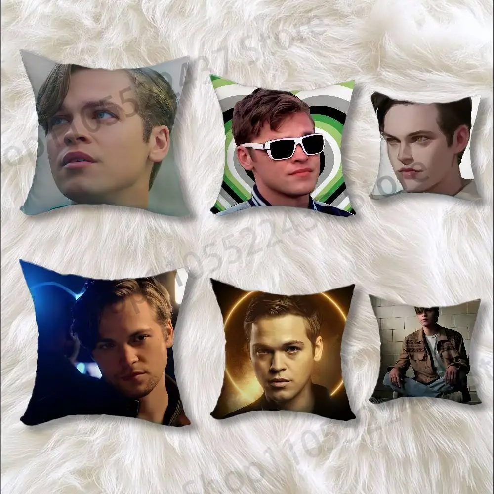 Funda de cojín cuadrada con estampado de Actor A-Alexander C-Calvert para decoración de sala de estar y dormitorio