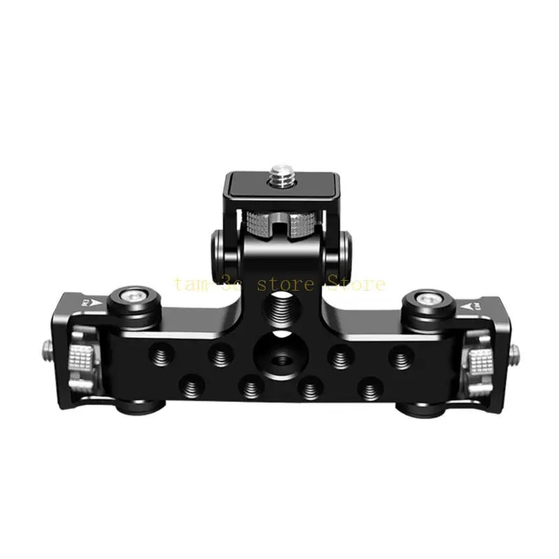 Staffe versatili per smartphone Set supporti per telefono tripli Supporto in alluminio per vlogging D0UA