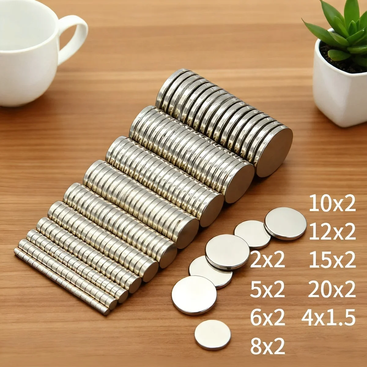 N35 Super Powerful Neodymium Magnet Round Magnets NdfeB Strong Permanent Magnetic imanes Refrigerator 4/5/6/8/10/12/15/20/25x2mm