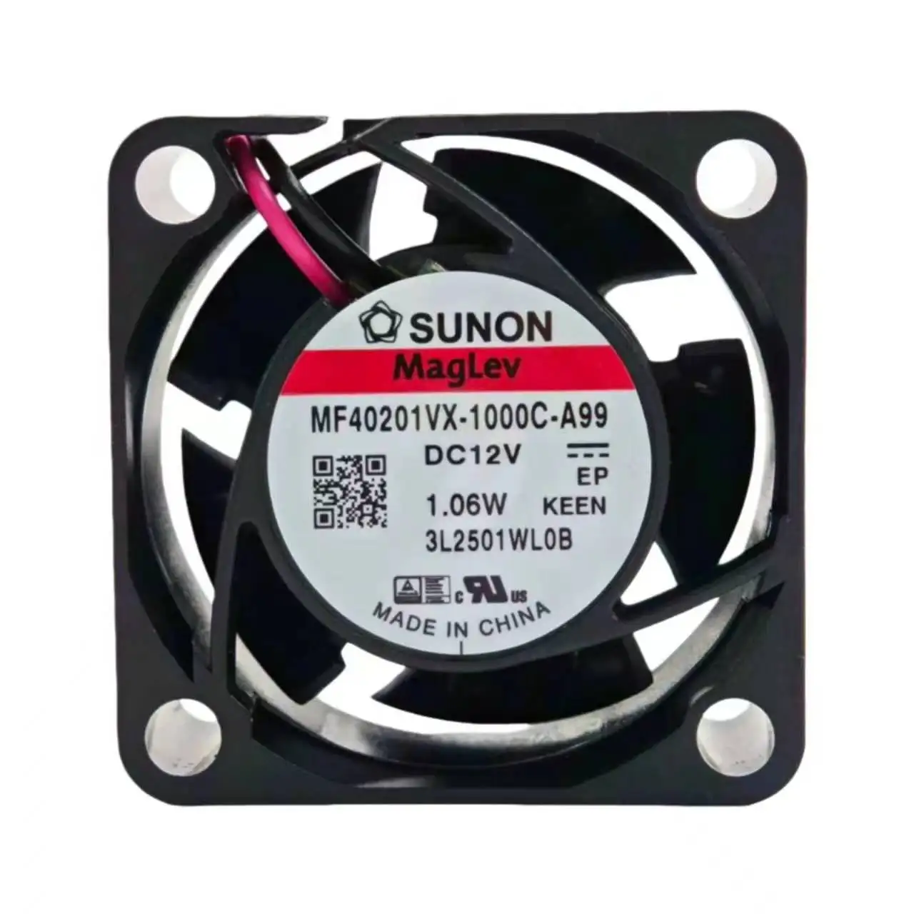 for SUNON MF40201VX-1000C-A99 40x40x20mm DC 12V Ultra Quiet Cooling Fan, 8000RPM 10.8CFM 27.5dBA, for Network Switch, Router