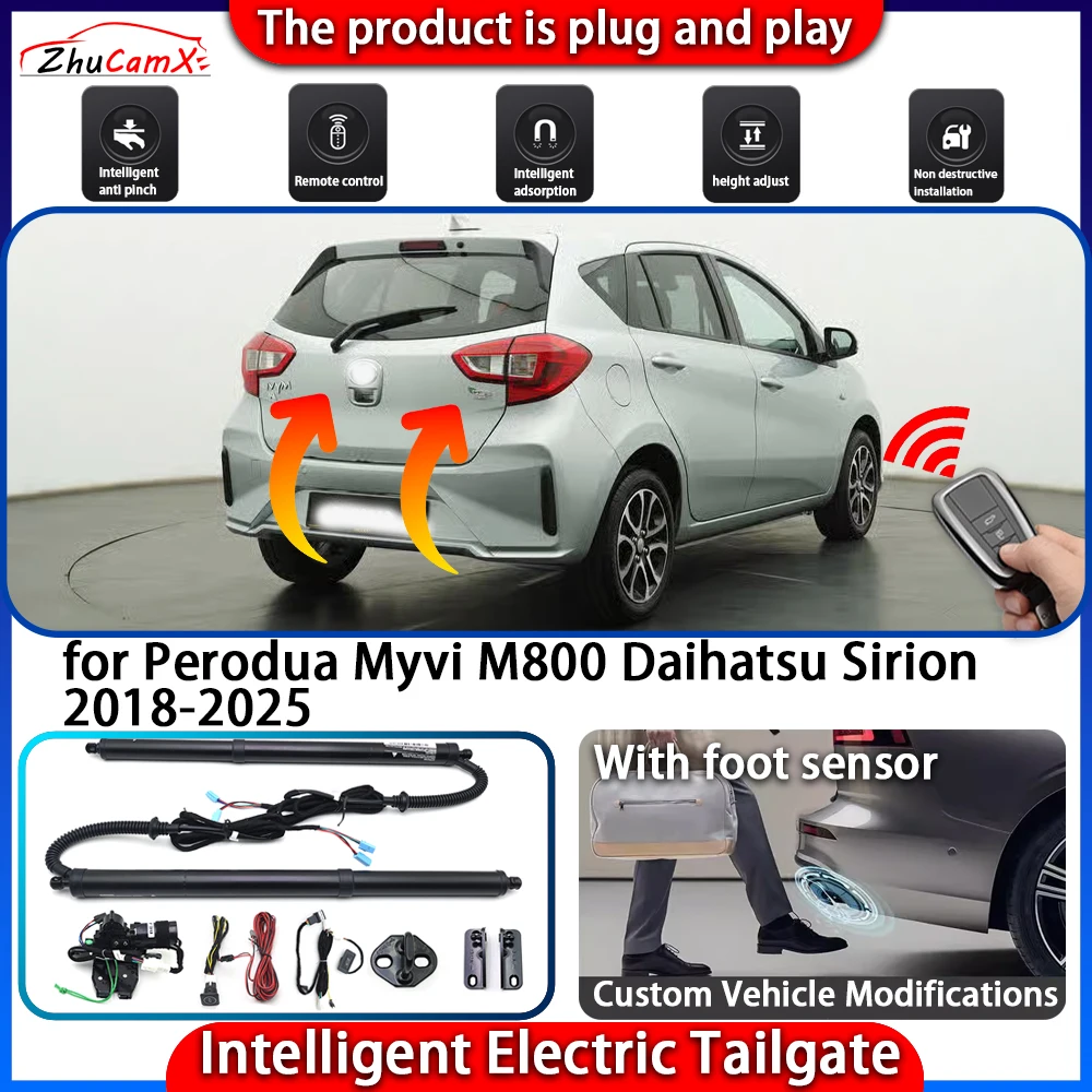 

Smart Powered Tailgate System for Perodua Myvi M800 Daihatsu Sirion 2018-2025 Automatic Intelligent Trunk Lift Control Kit