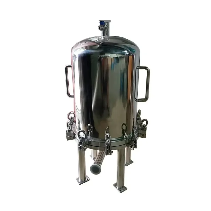 Food Grade Sanitary 304 Stainless Steel Lenticular Cartridge Filter Housing