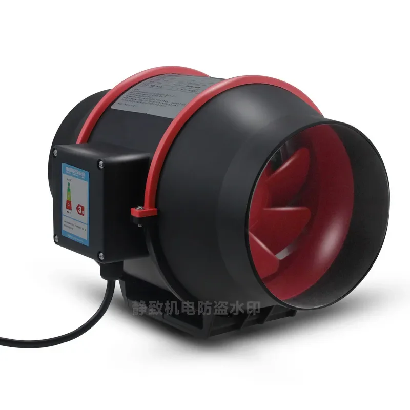 Mixed Flow Inline Duct Booster Fan 110V 220V EU US UK Plug Ventilation Exhaust Air Circulation Blower