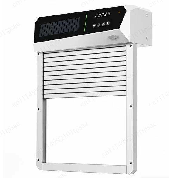 Intelligent light sensing automatic chicken coop door, rolling shutter door, solar automatic energy storage