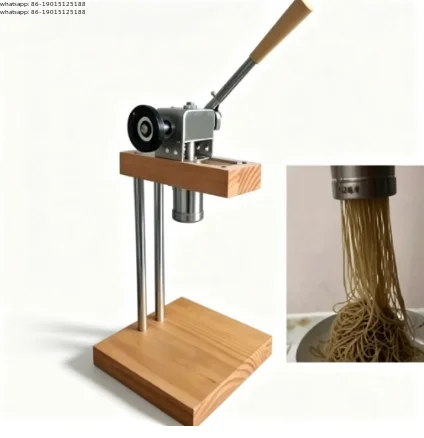 Hand operated gel noodles spaghetti shape pressing tool snack ice cream making machine