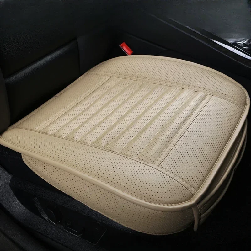 Universal Car Seat Cover Breathable PU Leather Pad Mat For Auto Chair Cushion Car Front Seat Cover Anti Slip Mat Four Seasons