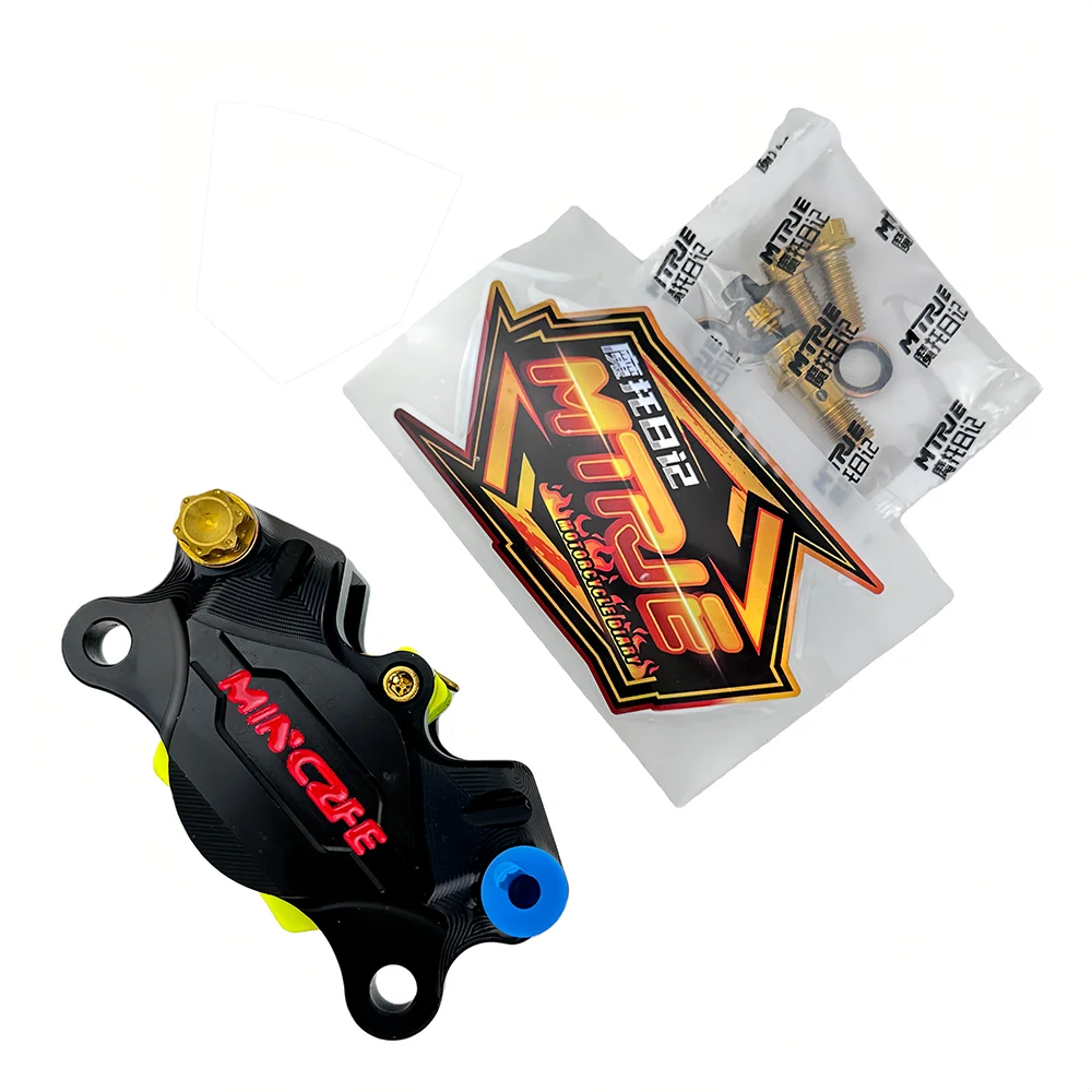 

84 мм задний тормозной суппорт мотоцикла P2x34 мм, обновленный тормозной суппорт с ЧПУ, алюминиевый большой крабовый суппорт для Honda Yamaha, аксессуары для модификации