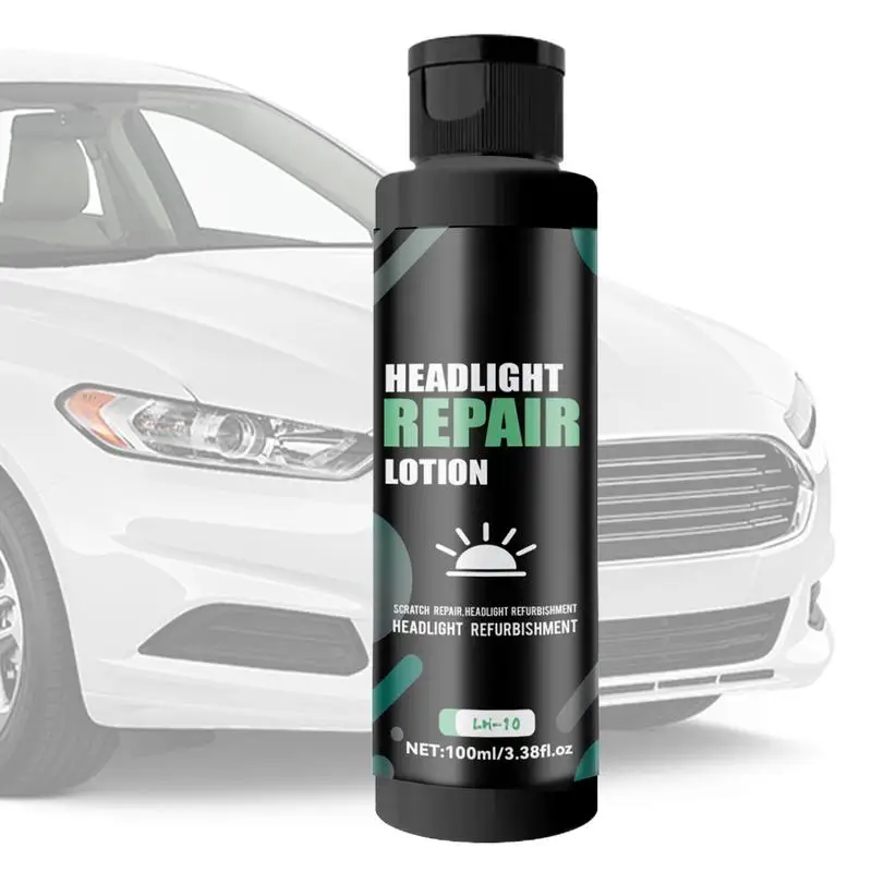 Car Headlight Polishing Agent Headlight Repair Fluid Scratch Remover Repair Fluid Headlight Renewal Polish Liquid Accessories