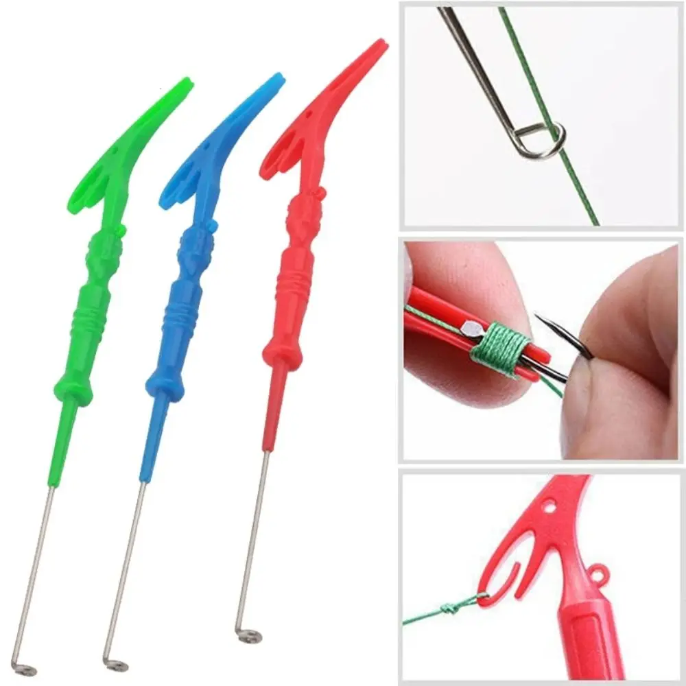 Accessories 3 in 1 Fishing Hook Removal Tying Tools Security Extractor Tackle Disgorger Steel Quick Knot Fly Nail Knot Detacher