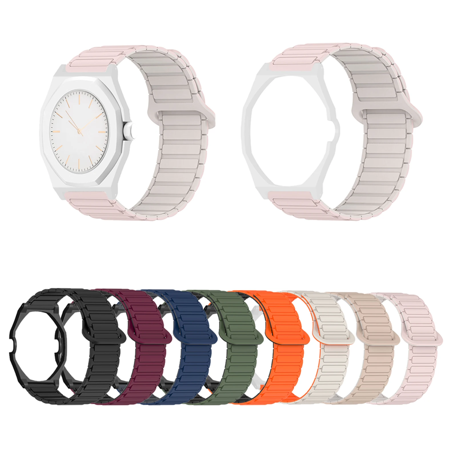 Silicone Strap for APRoyal Pop X Swatch Watch Watch Changer To Wristwatch Integrated Modification Accessories Sport Watch Strap