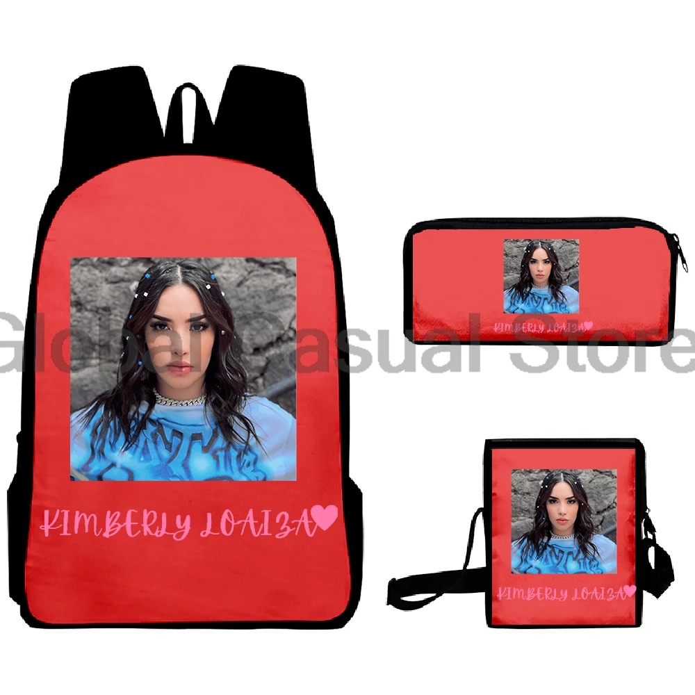 Kimberly Loaiza Merch Plecak 3-częściowy Zestaw Plecak Torba Na Ramię Mężczyźni Kobiety Casual Daypack Modne Torby