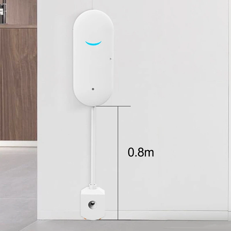 Tuya Wifi Waterlekkagesensor Smart Home Waterlekkage Detector Overstroming Waarschuwing Overflow Beveiliging Via Smart Life