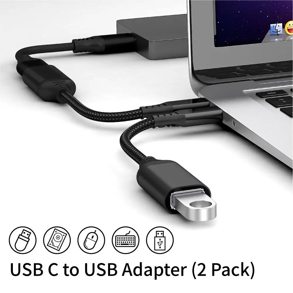 Tipo C para USB 3.0 OTG cabo de dados, macho para fêmea cabo de extensão, celular, Tablet, PC, carro