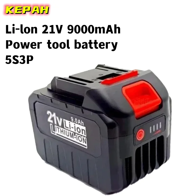 

21V 18650 Lithium Battery Rechargeable 9000mAh Batteries High-current High Discharge 21 Volt Replace Battery For Screwdriver