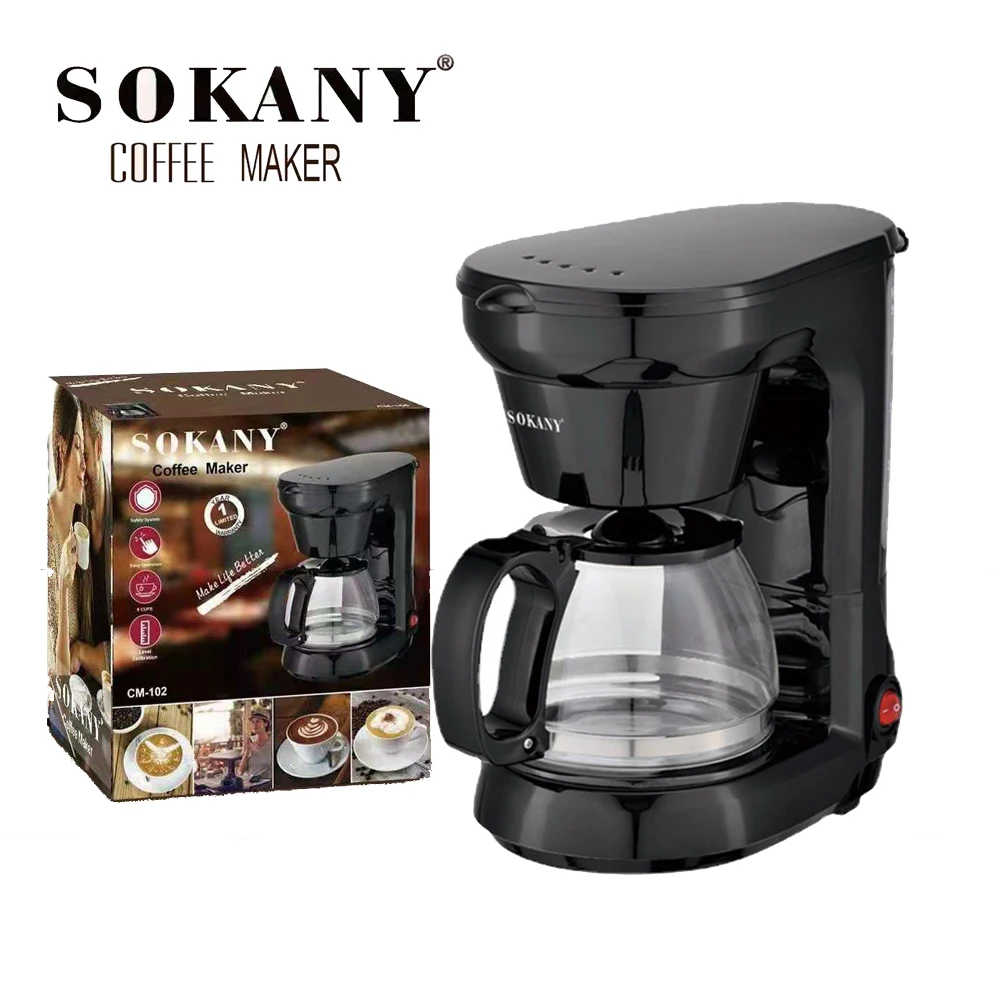 

Automatic Electric Drip Coffee Maker Household Coffee Machine Tea Coffee Pot Milk Coffee Maker Italian Mocha Coffee Maker