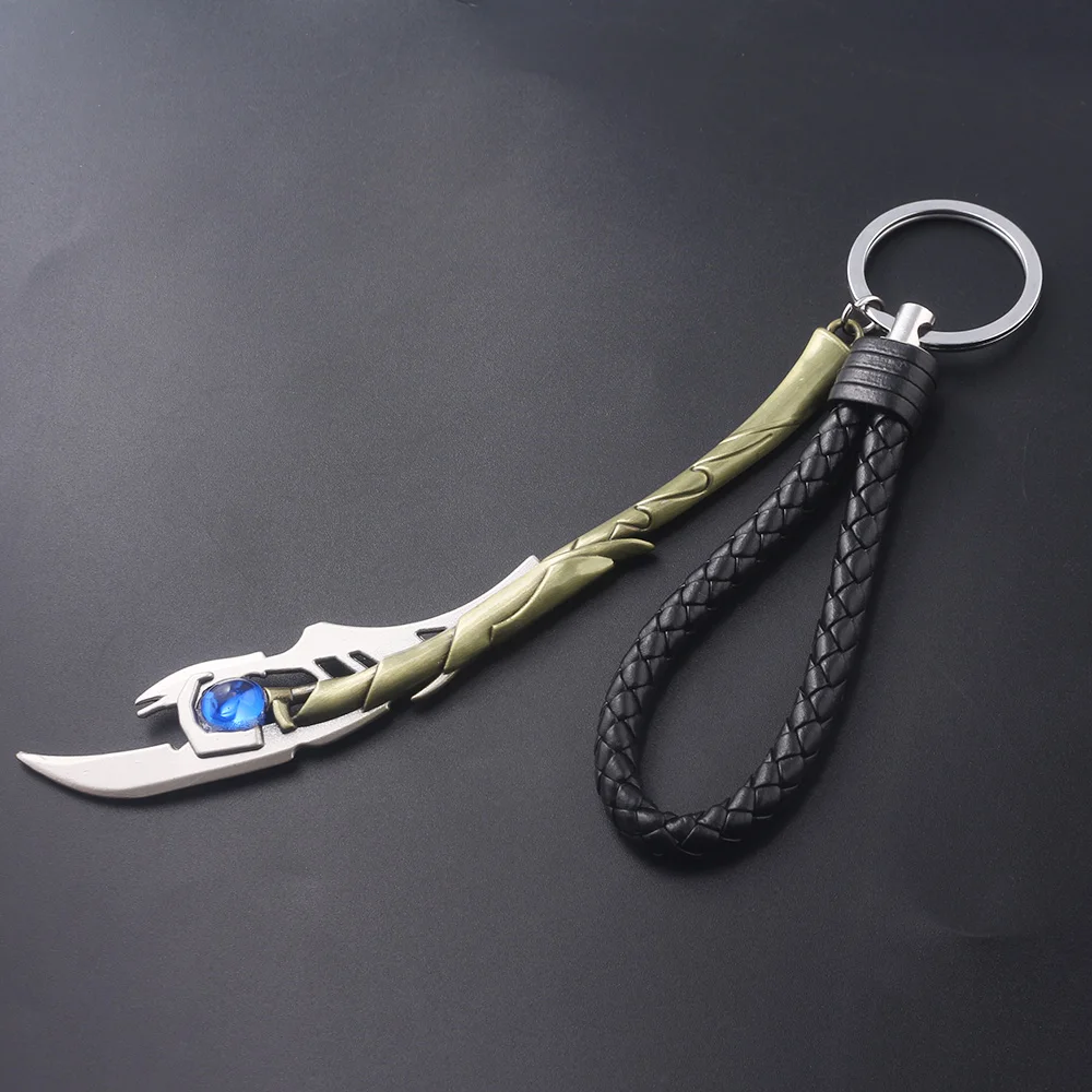 Disney Marvel Loki Mind Scepter Keychain Pendant Mind Stone Owner Keyring Cosplay Prop Fan Gift Men Women Backpack Jewelry