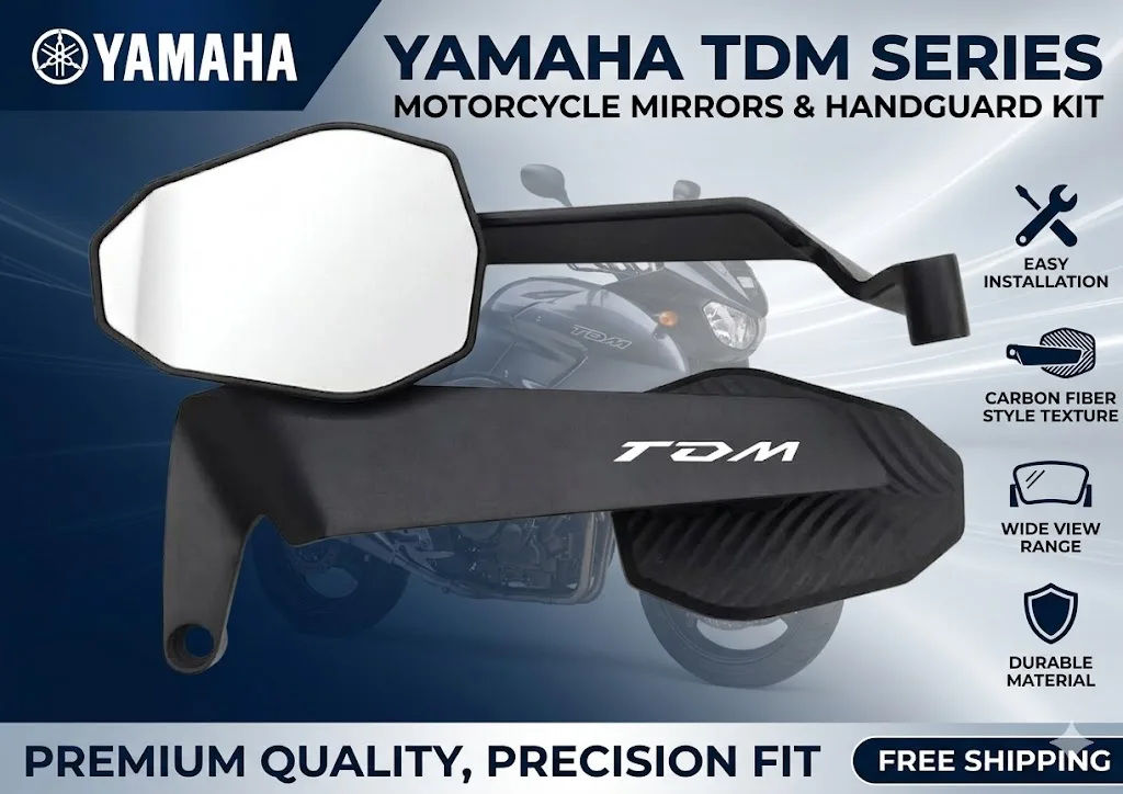 

Motorcycle CNC Rear View Mirrors HD Motorbike End Side Mirror For YAMAHA TDM900 TDM 900 2004-2014 2013 2012 2011 2008 2009 2010