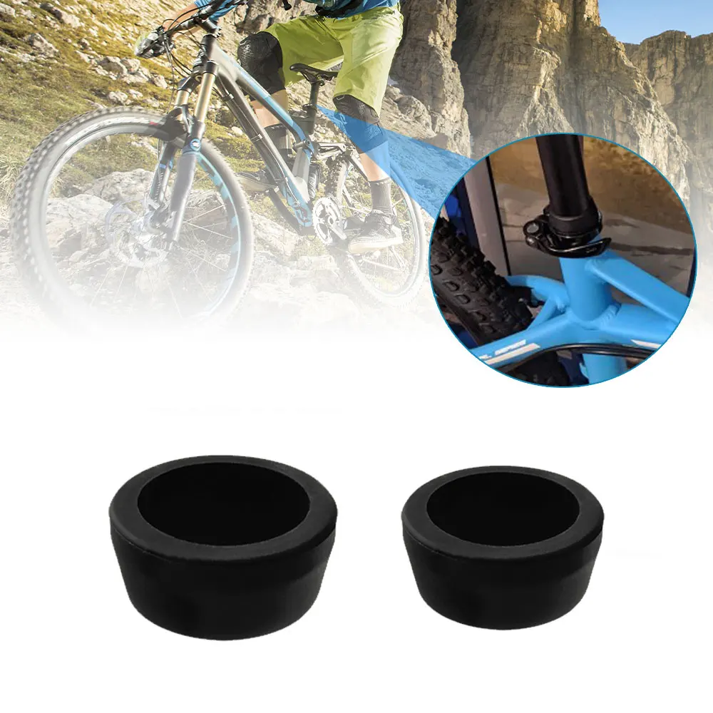 1Pc Bicycle Seat Post Rubber Ring Dust Cover Cycling Silicone Waterproof Mountain Bike Seatpost Protective Bicycle Accessories