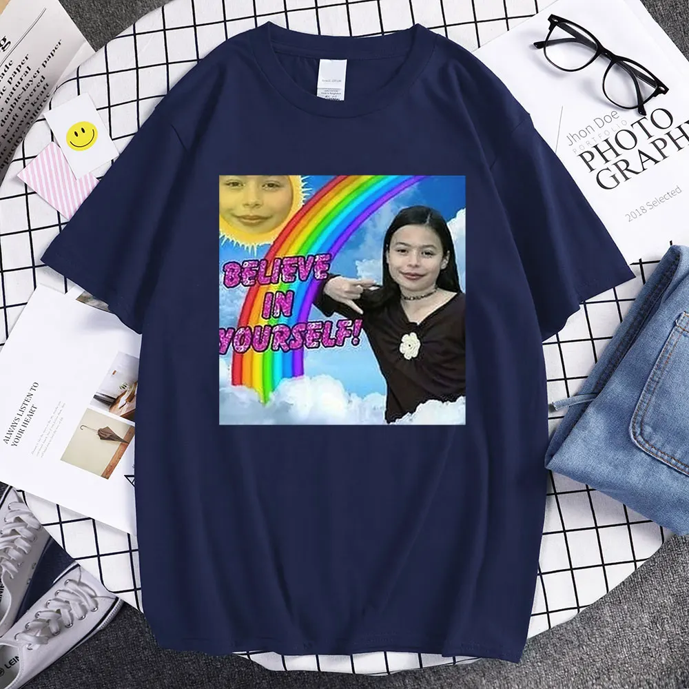 Miranda Cosgrove T Shirt Funny Edgy Teens Roc Rex Orange County Graphic Meme Oversized  T-shirts Harajuku Streetwear T-shirt