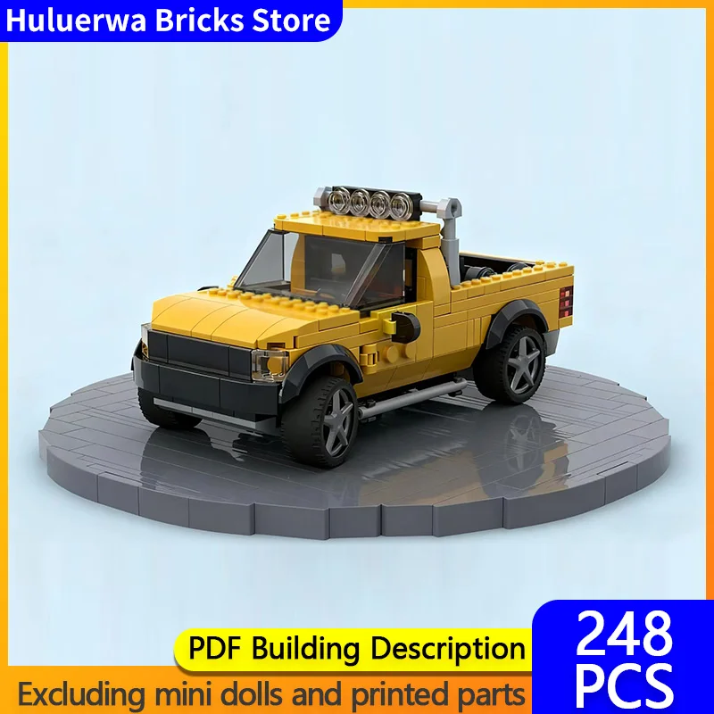 

Speed Racing Car Model MOC Building Bricks Ranger Pickup Truck Modular Technology Children Holiday Gifts Assemble Toys Suit