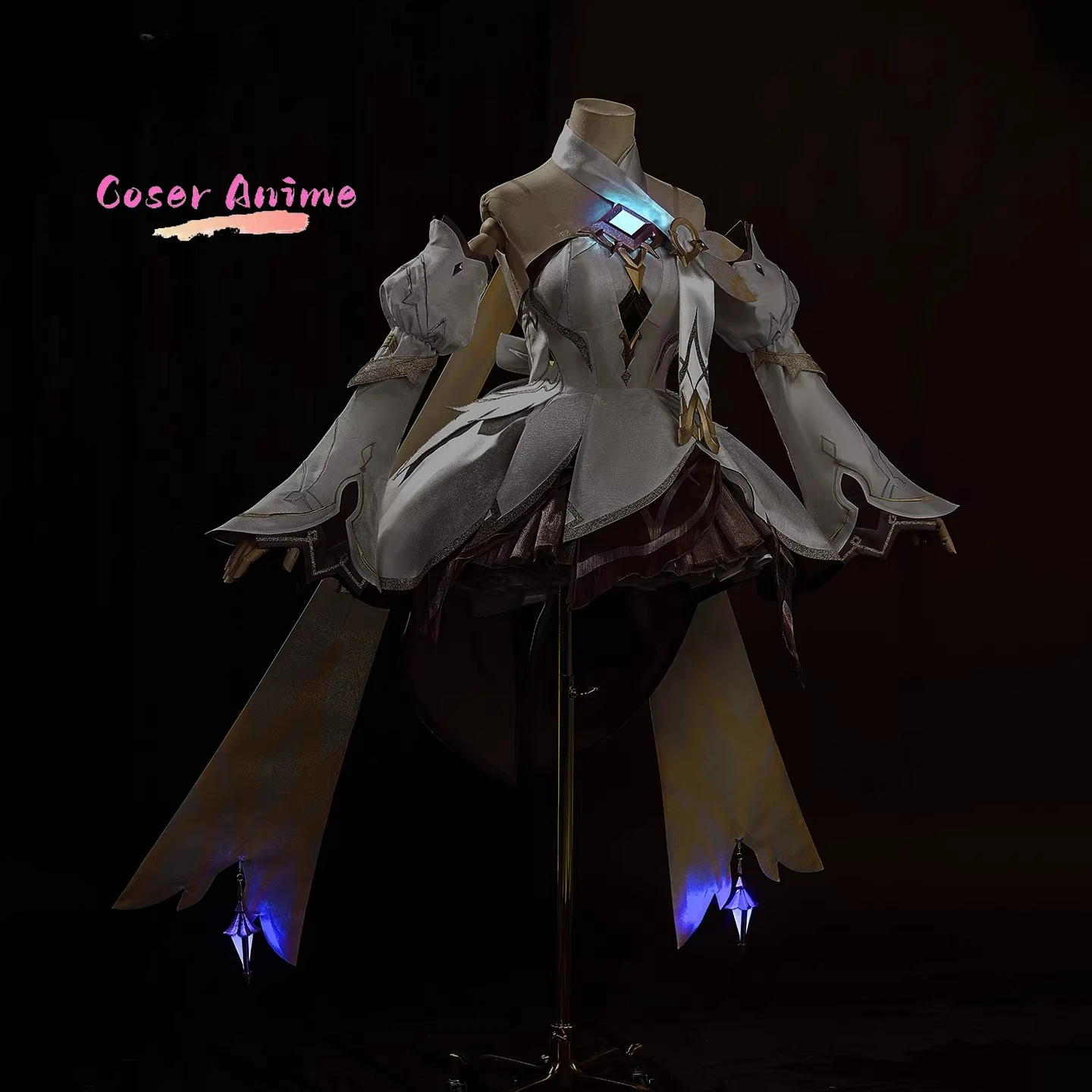 

Game Genshin Impact Lumine Cosplay Costume Uniform Halloween Carnival Party Christmas Play Role Clothes Clothing