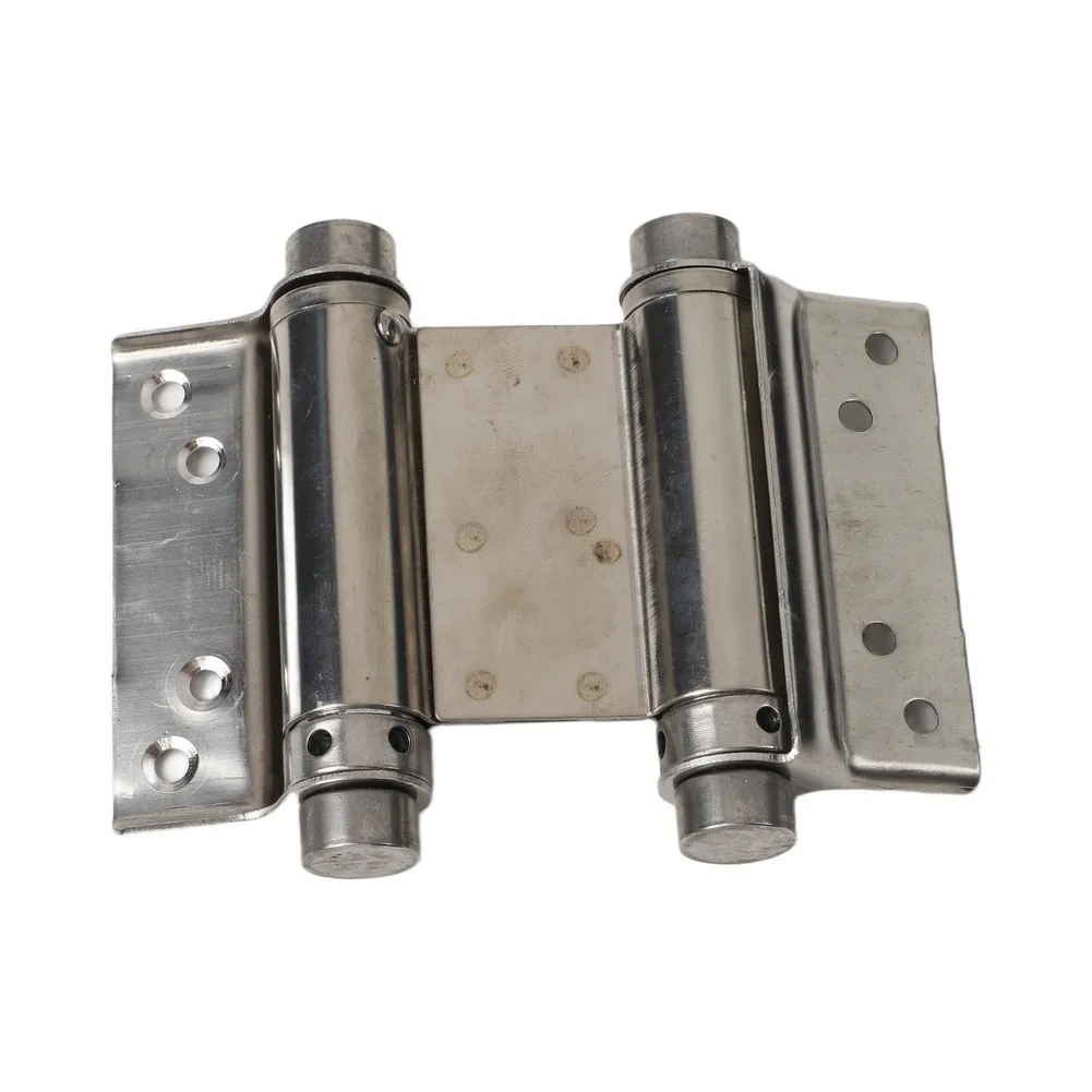 Spring Door Hinge Double Spring Hinge Compact Structure Hinge Automatic Closing Adjustable Tension Compact Structure