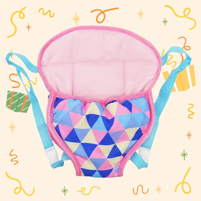 2021 nuova bambola zaino mini borsa per il trasporto vestito accessorio per bambini adatto bambole da 18 pollici regalo di compleanno della ragazza americana borsa per bambole BJD
