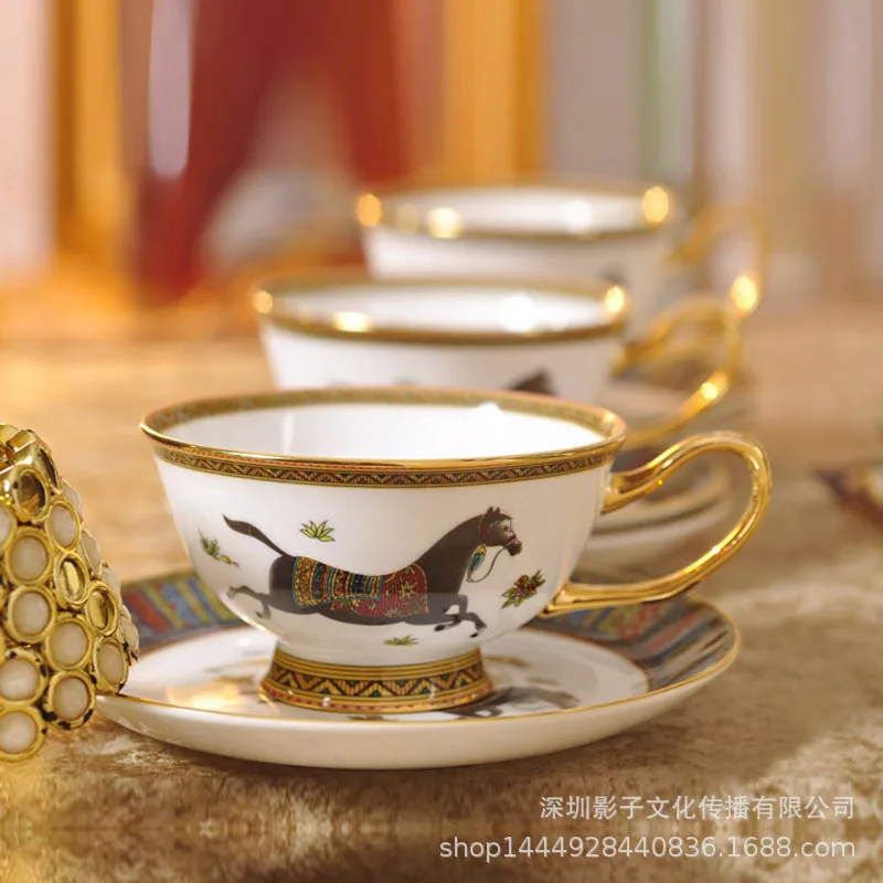 

Coffee Cup Saucers Tea Cups Tableware in Bone China Perfect for Morning Coffee Afternoon Tea Daily Use and Home Dining Meals