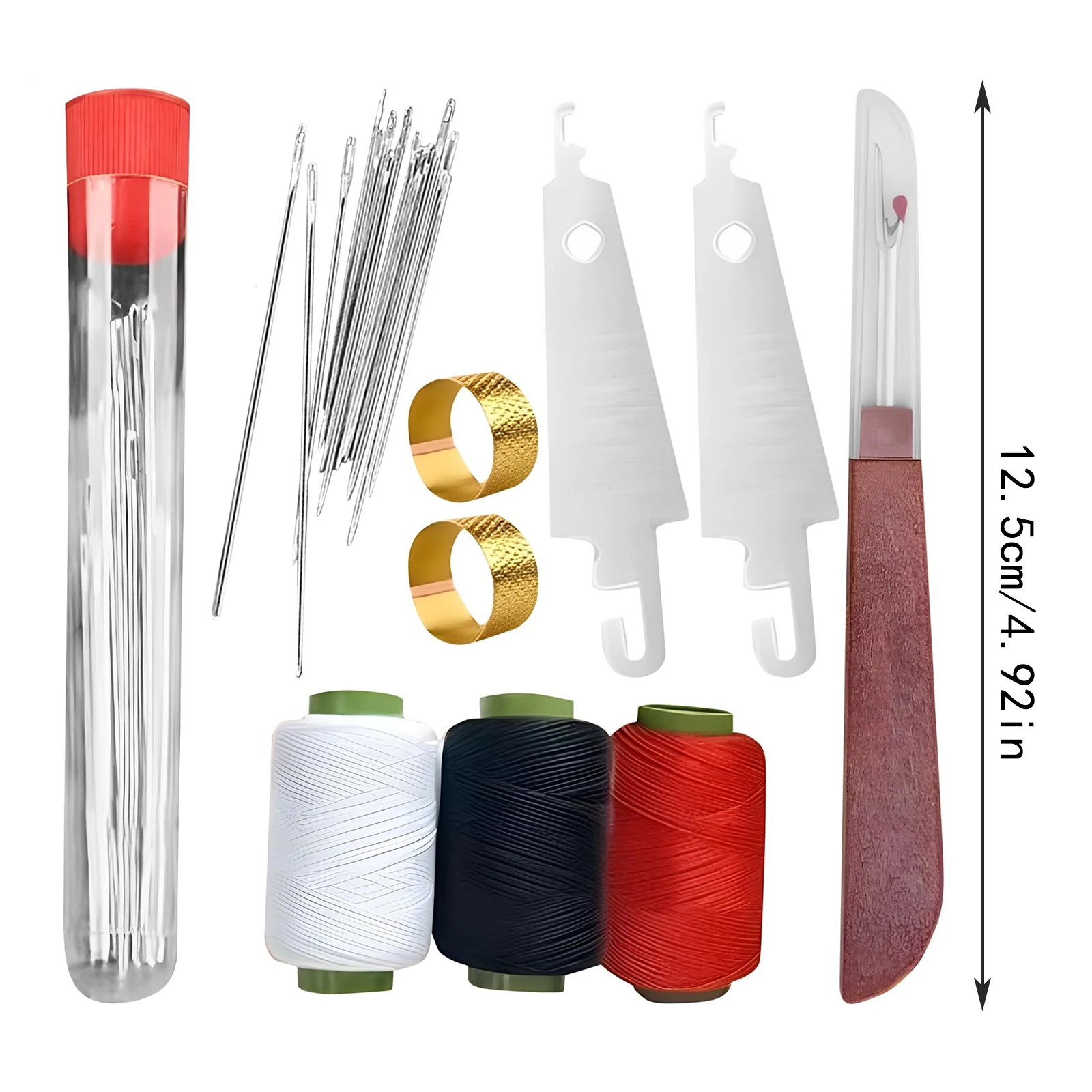 Large Eye Sewing Needles Stainless Steel Needles Set with Diverse Practical Tools Home DIY Jewelry Apparel Craft Sewing Supplies view 3
