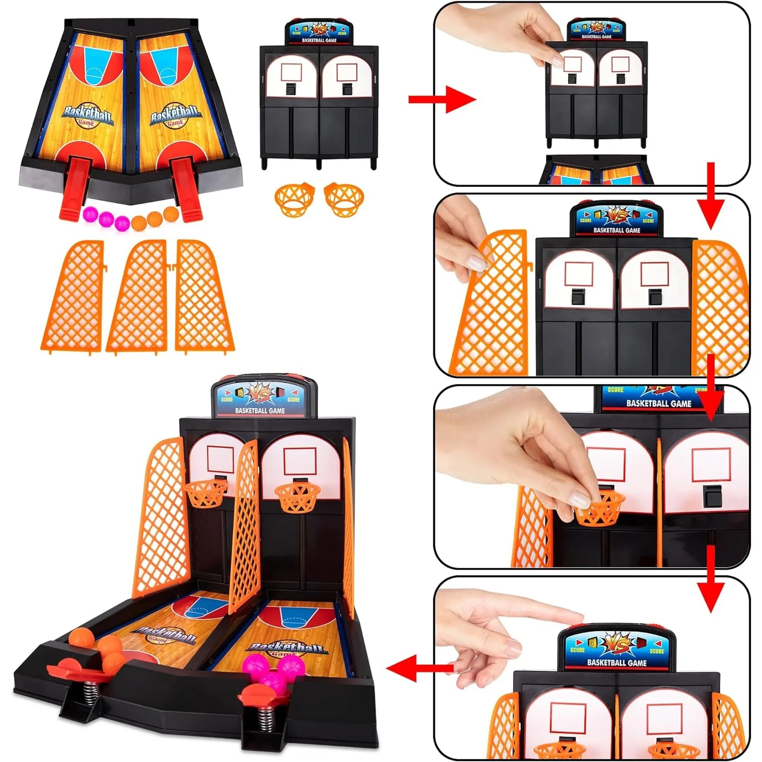 Basketball Toys Tabletop Basketball Games for Kids and Adults Desk Games for Office Best Basketball Gifts Idea for Boys & Girls