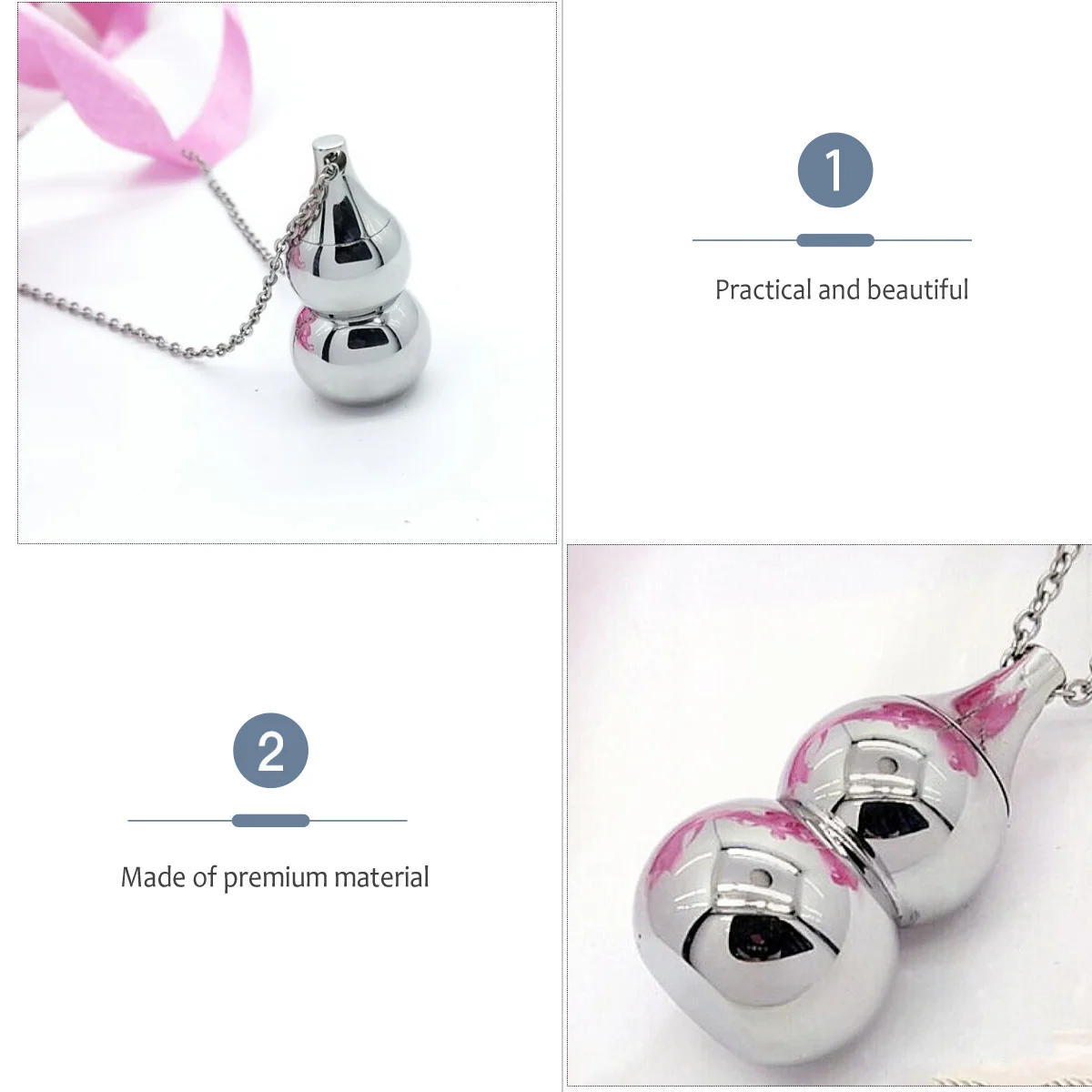 

Baby Necklace Lanugo Bottle Pendant Jewelry Newborn Infant Openable Keepsake for Baby Teeth Lanugo Gift Infant Necklace Jewelry