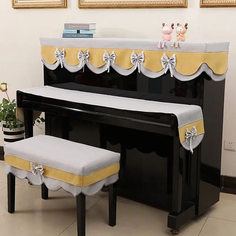 2025 Creative American Piano Dustproof Cover Full Cover Electric Piano Top Half Cover DustCover Cute Cartoon Piano Cover LH257 image 3
