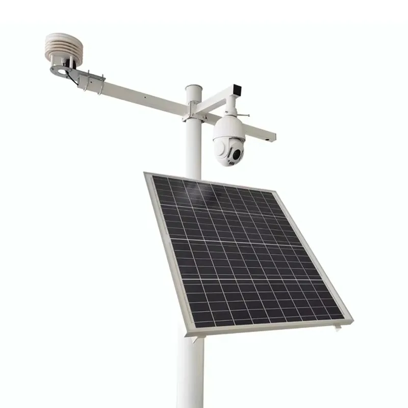 

For In Parks/Roads Europe/US Compliant 360° Rotation & Night Vision Solar Monitoring Pole With