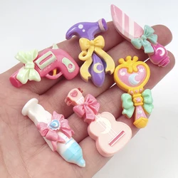 10/100PCS Resin Accessories Girls Children Series DIY Scrapbooking Hairclip Craft Flatback Phone Case Miniatures Dollhouse Play
