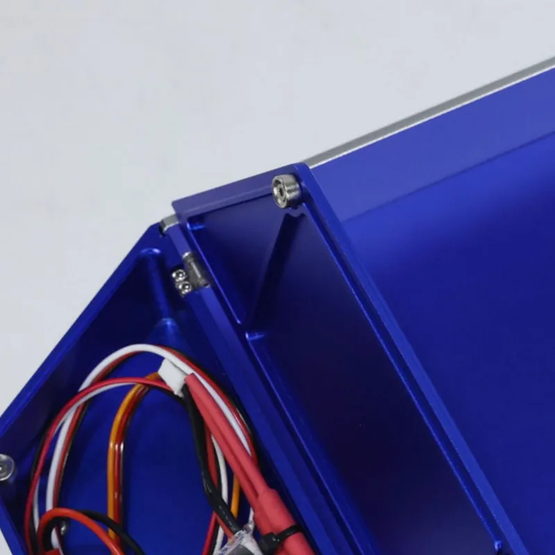 

DG-999 RC 1/14 тяжелый прицеп, 4-осевые прицепы с ЧПУ на гибкой стойке для модели тягача DIY с системой освещения, сервопривод ESC TH23977