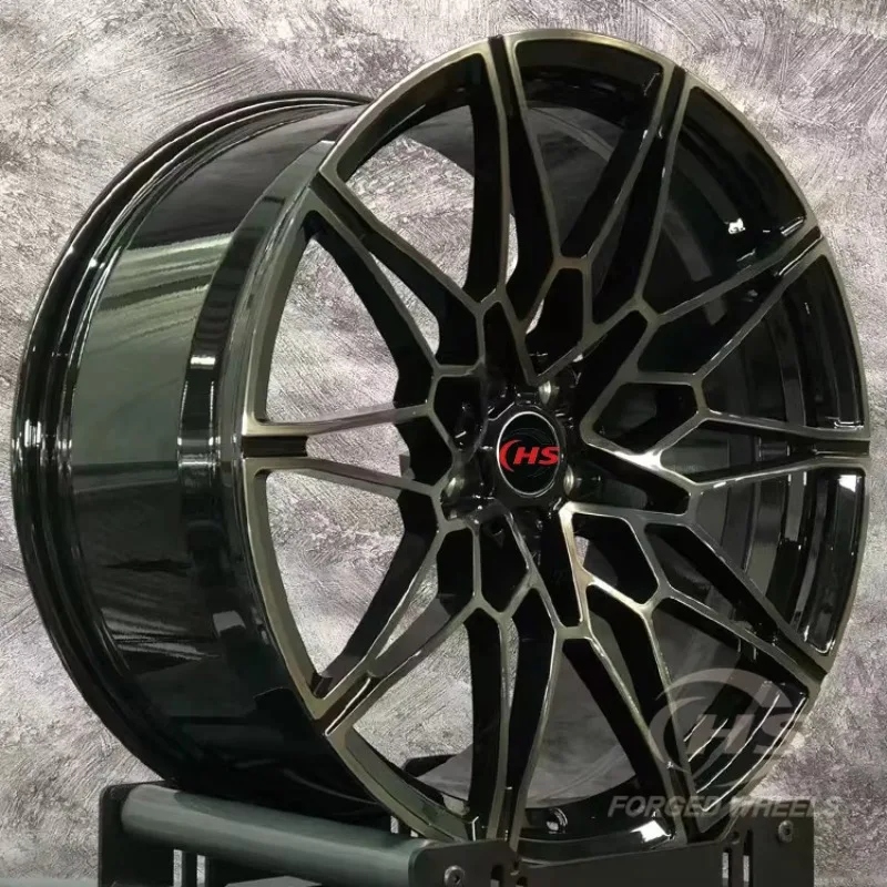 

Deep Concave Custom Gloss Black Machine Face Forged Car Wheels Rims 18 19 20 21 22Inch 5x112 5x120 Forged Rim for BMW G80 M3 M4