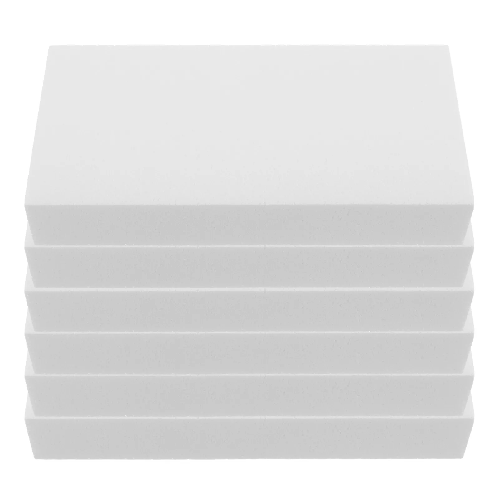Blocs de mousse haute densité 30x15x5cm, 6 pièces, mousse structurelle polyvalente pour l'art professionnel, l'artisanat, le modelage éducatif, petit modèle