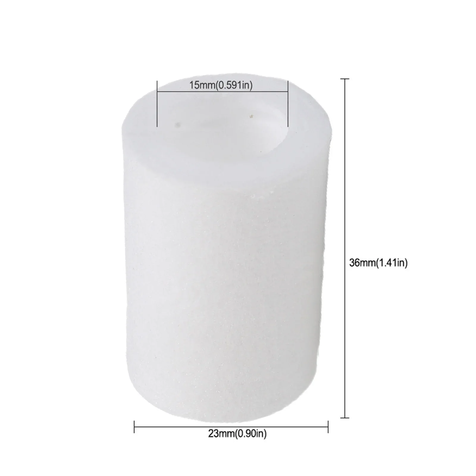 Compatible Faucet Filter Faucet Filter Replacement Large Water Flow Capacity Long Service Life Water Purifier 1.41*0.90in