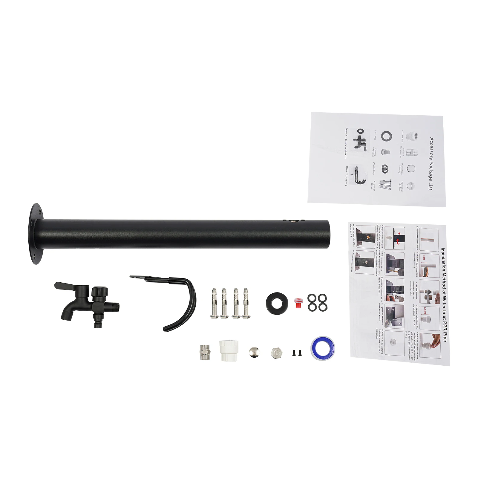 Grifo de columna de agua Grifo de columna al aire libre Grifo de columna de jardín