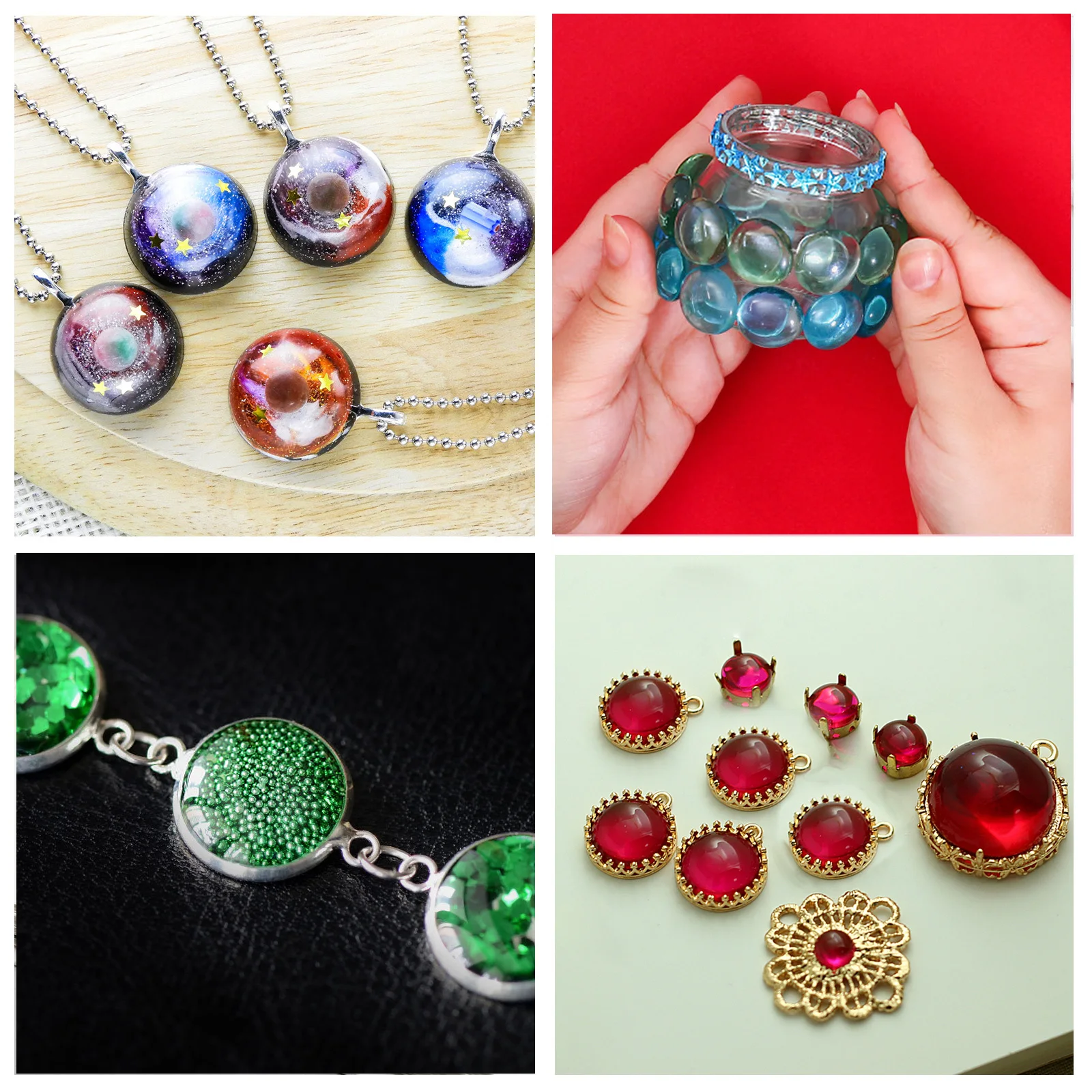 

DIY Epoxy Mold Multi Round Time Shape Silicone Mirror Polishing Board for Resin Art Home Accessories DIY Silicone Mold