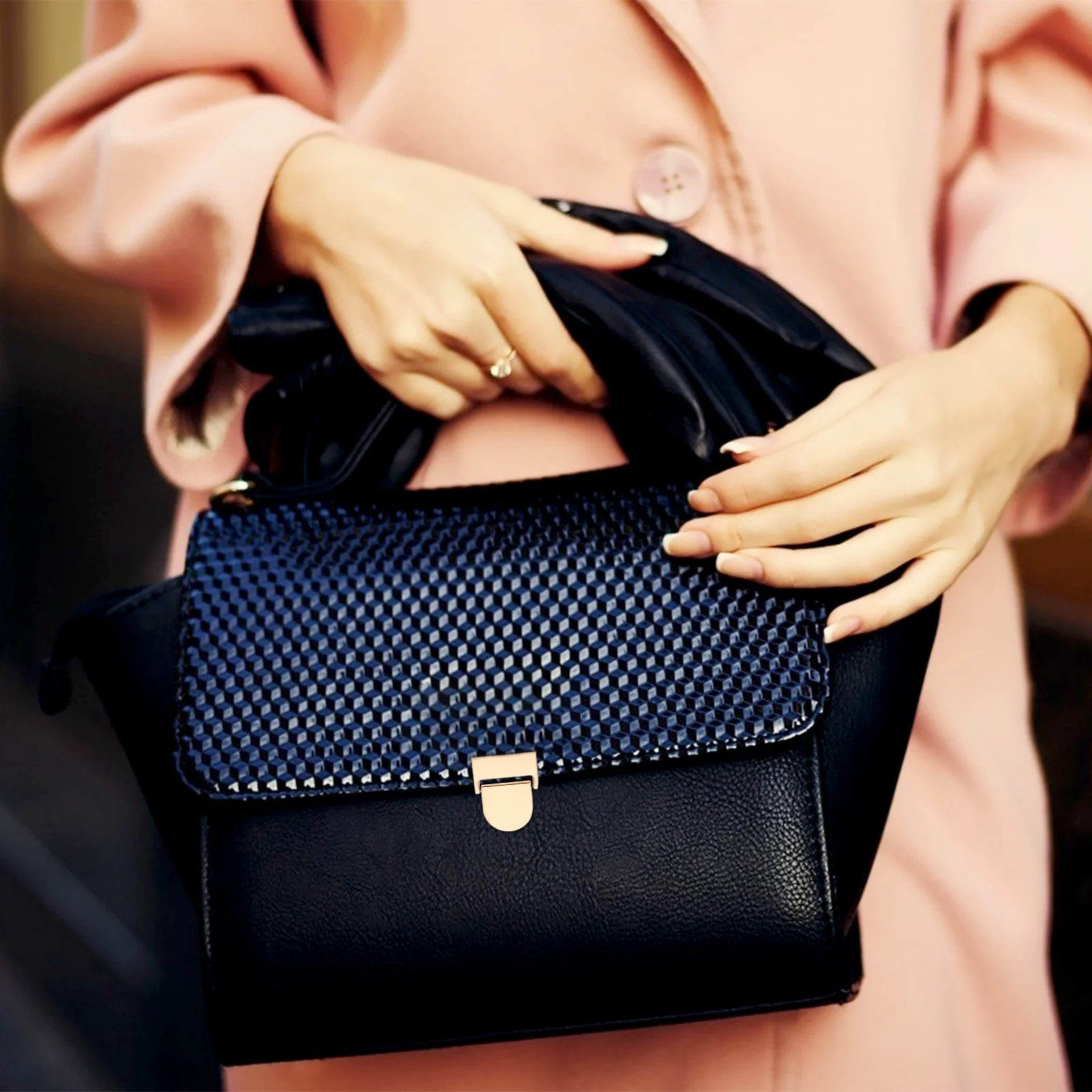 

5Pcs DIY Bag Buckle Locks Metal Durable Handbag Making Craft Accessories Luggage Lock Clasps DIY Bag Buckle Locks