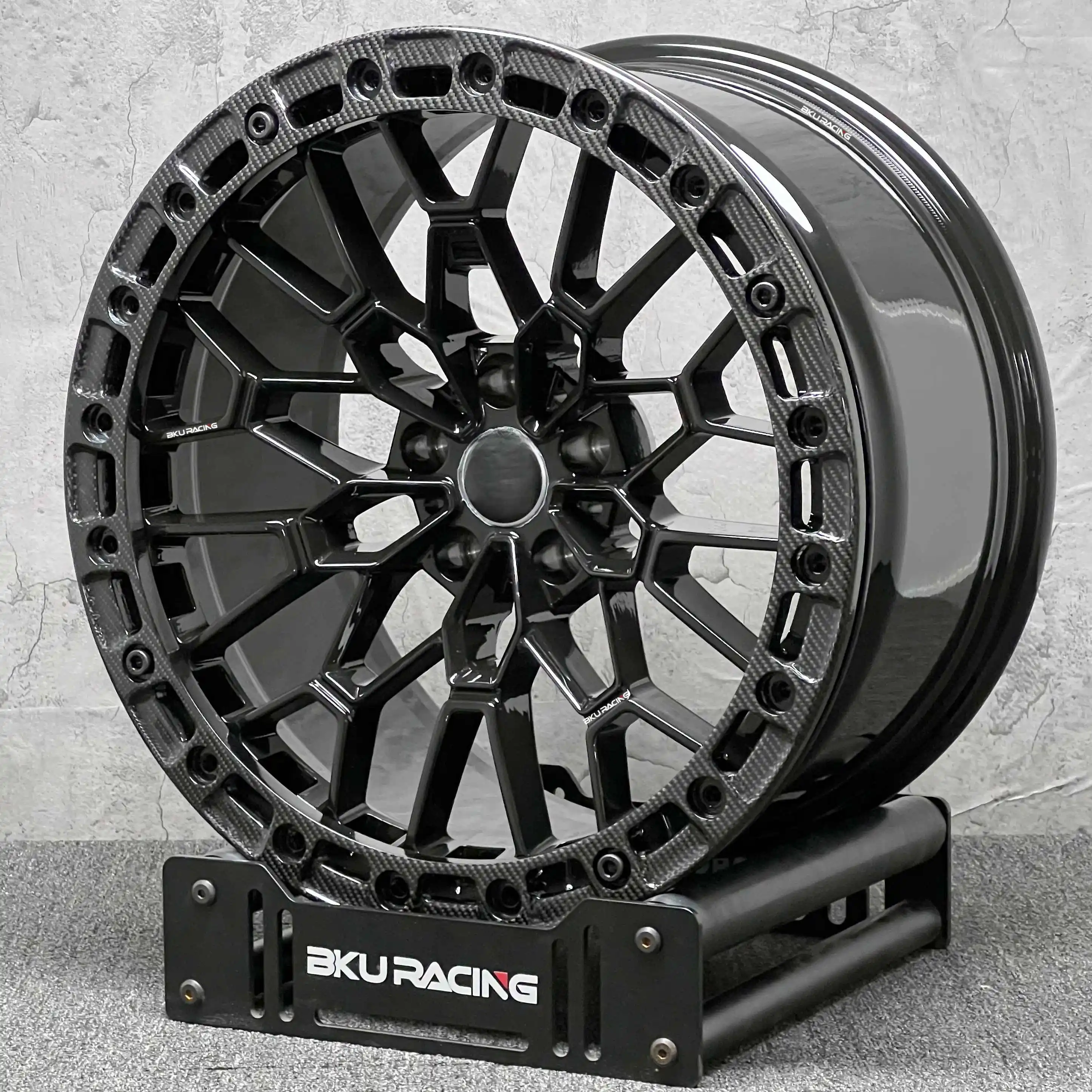 Performance WheelsBku Forged 5X115 Beadlock Wheels For Dodge Challenger SRT Hellcat Rims 17 18 19 Inch Custom Alloy Monoblock Mu