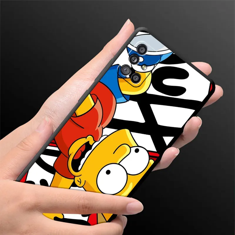 Funda For Samsung Galaxy A50 Note 20 Ultra 10 Plus 9  8 A20 A30 A20e A10 A03s A04s A05 A05s TPU Phone Case Hot Simpsons Boy