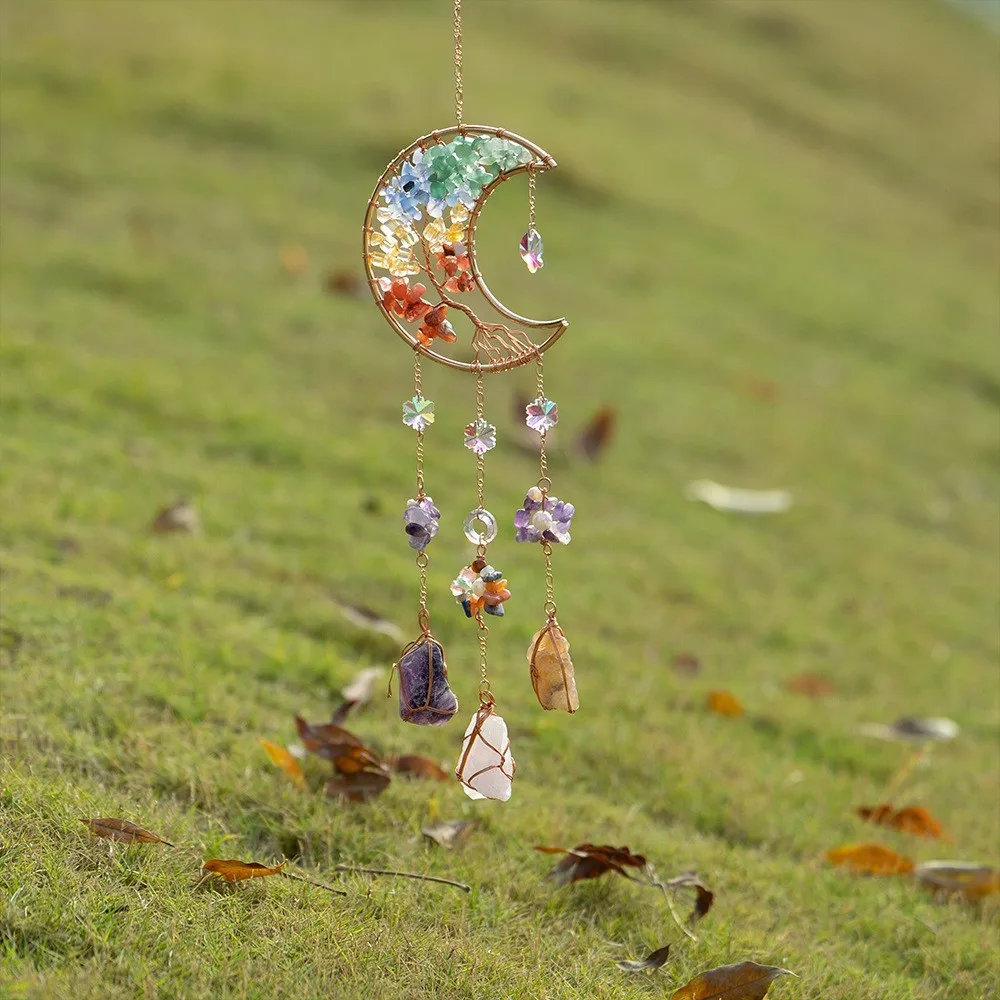 Large Quantity Favorable Price Various Styles Ethnic Style Sun Catcher Tree Life Dreamcatcher Pendant Wind Chime Birthday