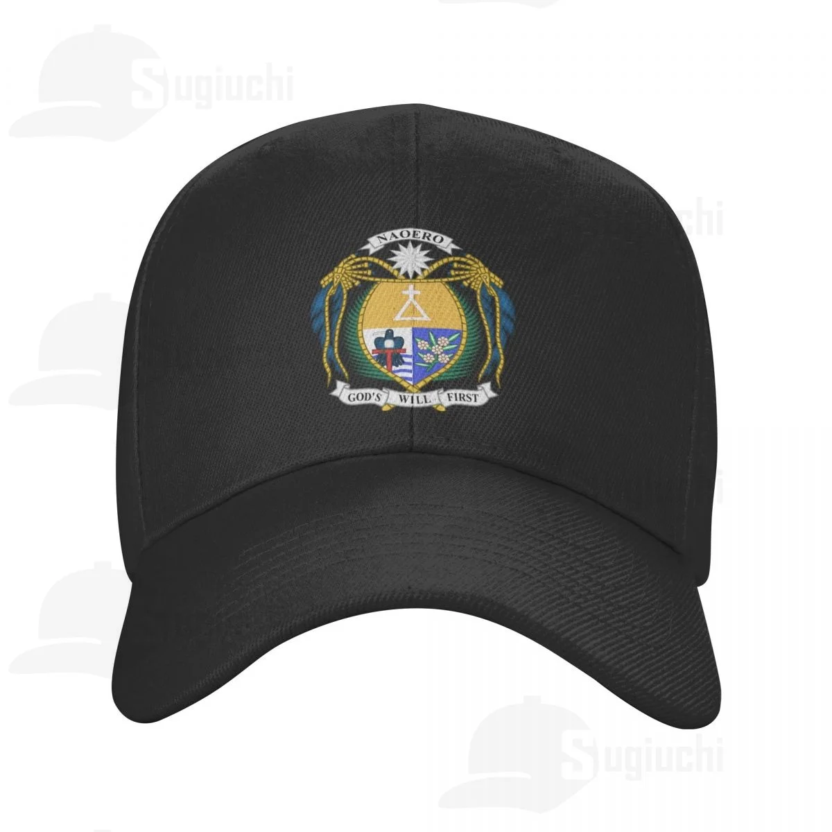 2025 National Emblem Of Nauru Coat Of Arms Sun Baseball Cap Dad Hats Adjustable For Men Women Unisex Outdoor Hat