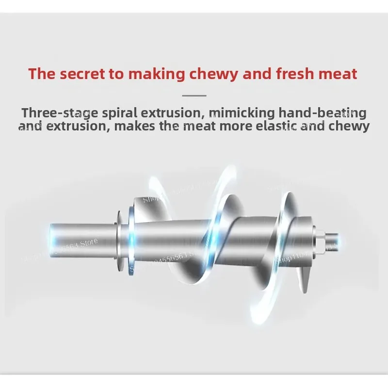 220V 400W Household Electric Meat Grinder - Stainless Steel Multifunctional Mincer (Pepper/Garlic/Sausage Enema/Meat Cutting)