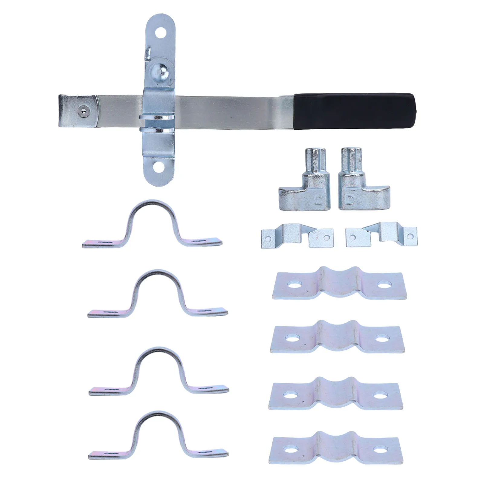 

Cam Action Door Lock Kit Metal Trailer Door Cam Action Lock for Cargo Trailer Shipping Container Door Bar Latch Hasp Retainer