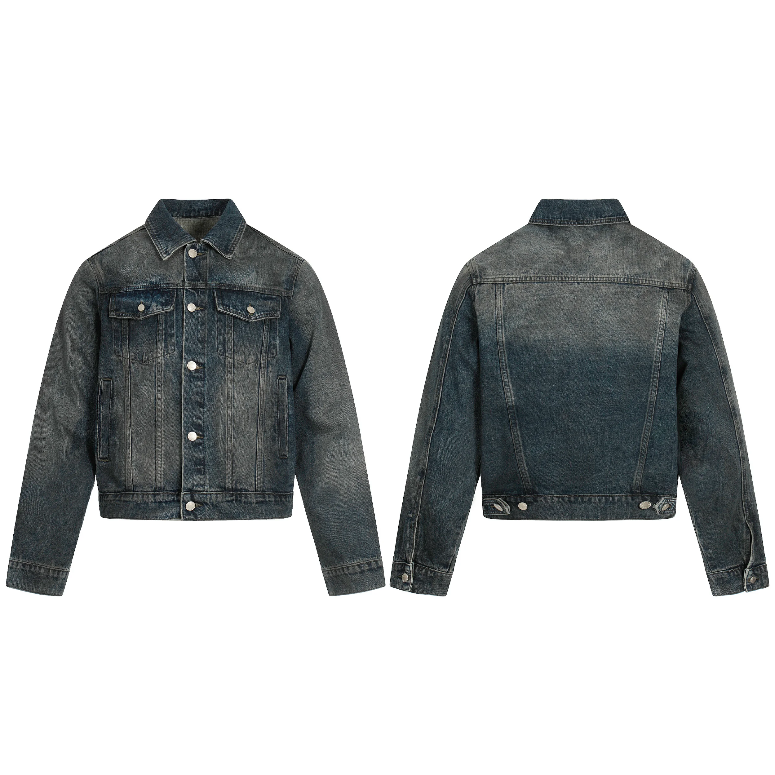 

G6906#25 Autumnal American Retro Loose Fit Versatile Jacket Outerwear Simple Design for